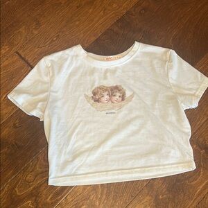 “Heavenly” cropped tee